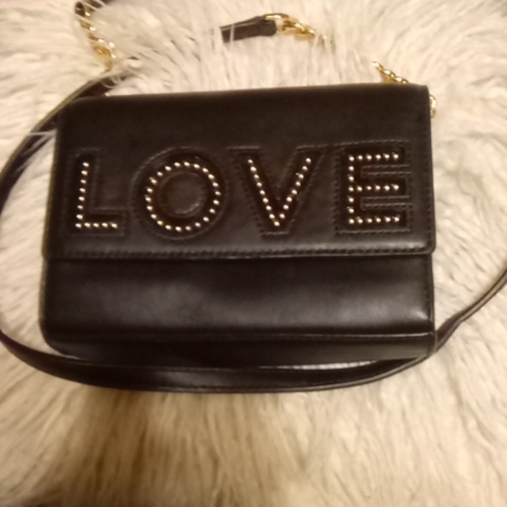 Michael kors love black crossbody convertible shoulder bag very nice condition